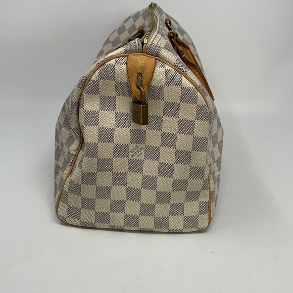authentic LOUIS VUITTON Speedy 30 Damier Azur - Picture 10 of 16